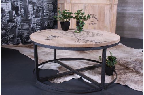 Table basse ronde bar