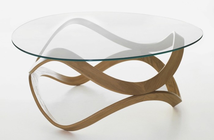 Table basse ronde contemporaine