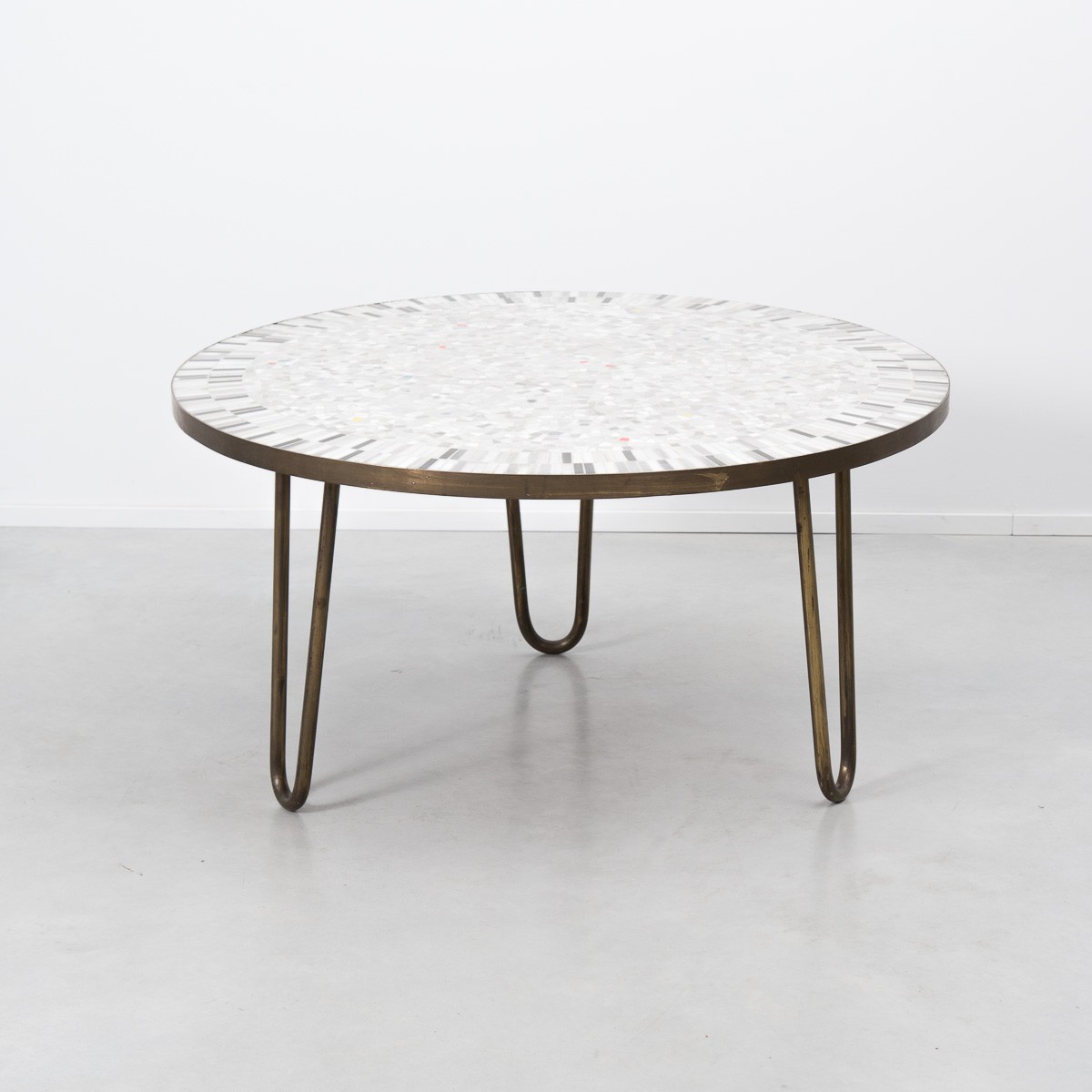 Table basse ronde ceramique