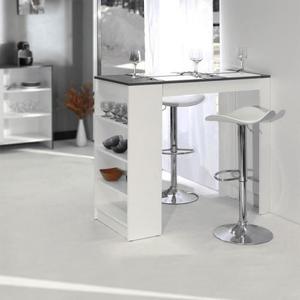 Table haute cuisine avec rangement