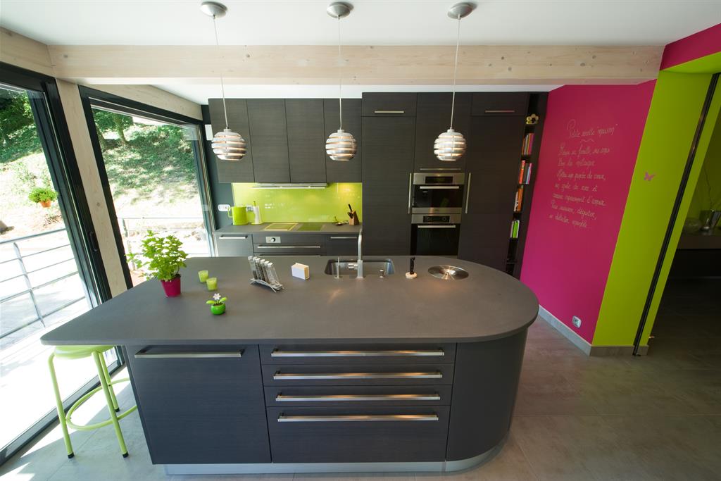 Table de cuisine nature