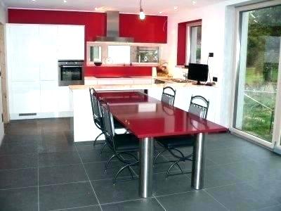 Table bar cuisine plan de travail pied