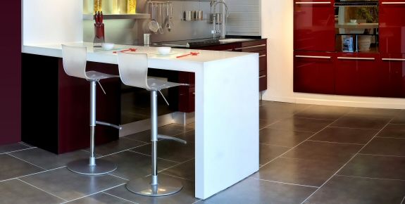 Table de travail en cuisine