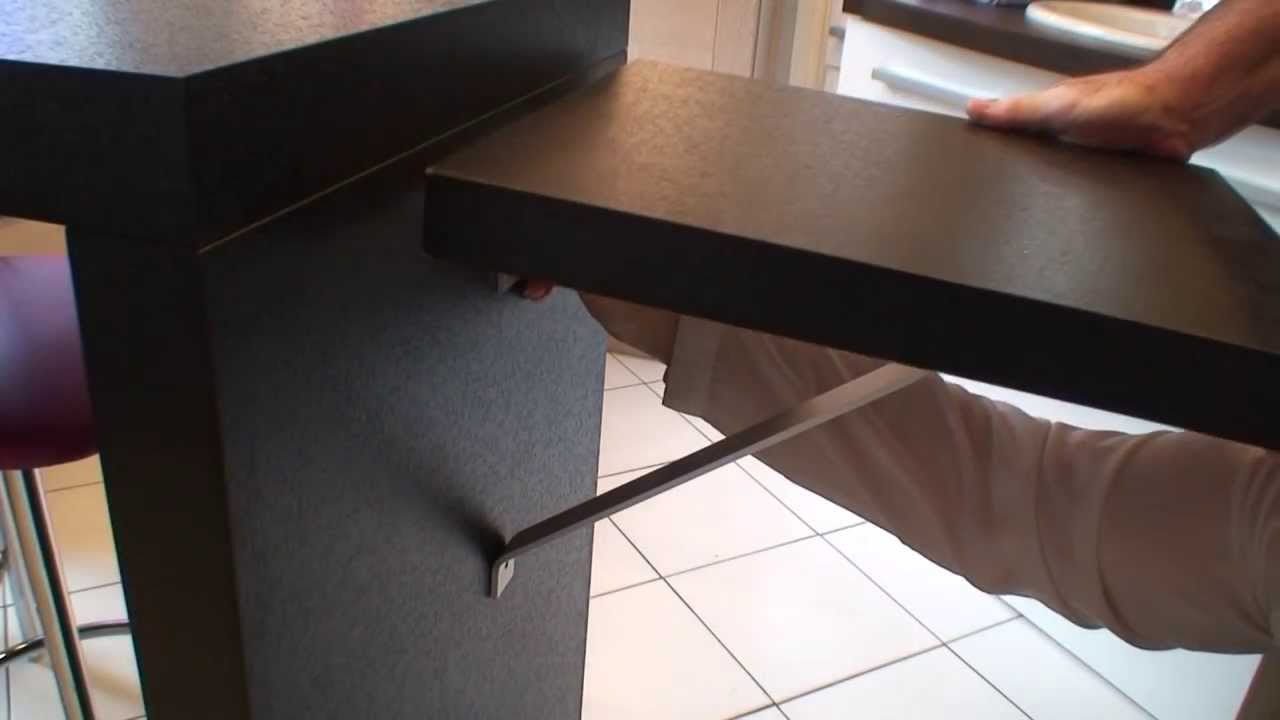 Plan pour bar de cuisine