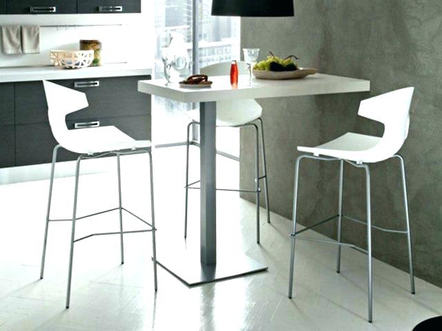 Table bar cuisine ronde