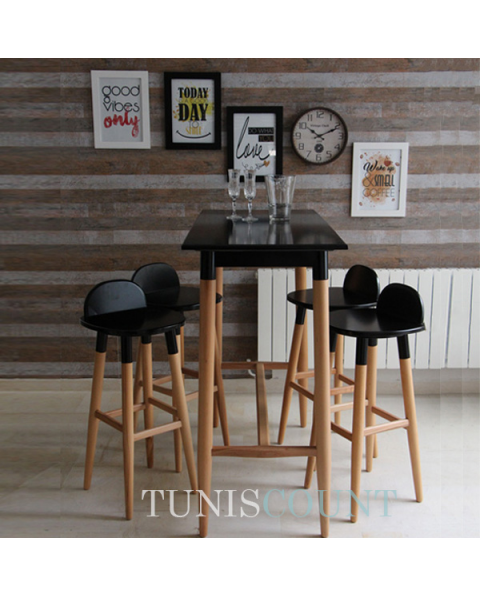 Table de cuisine bistrot