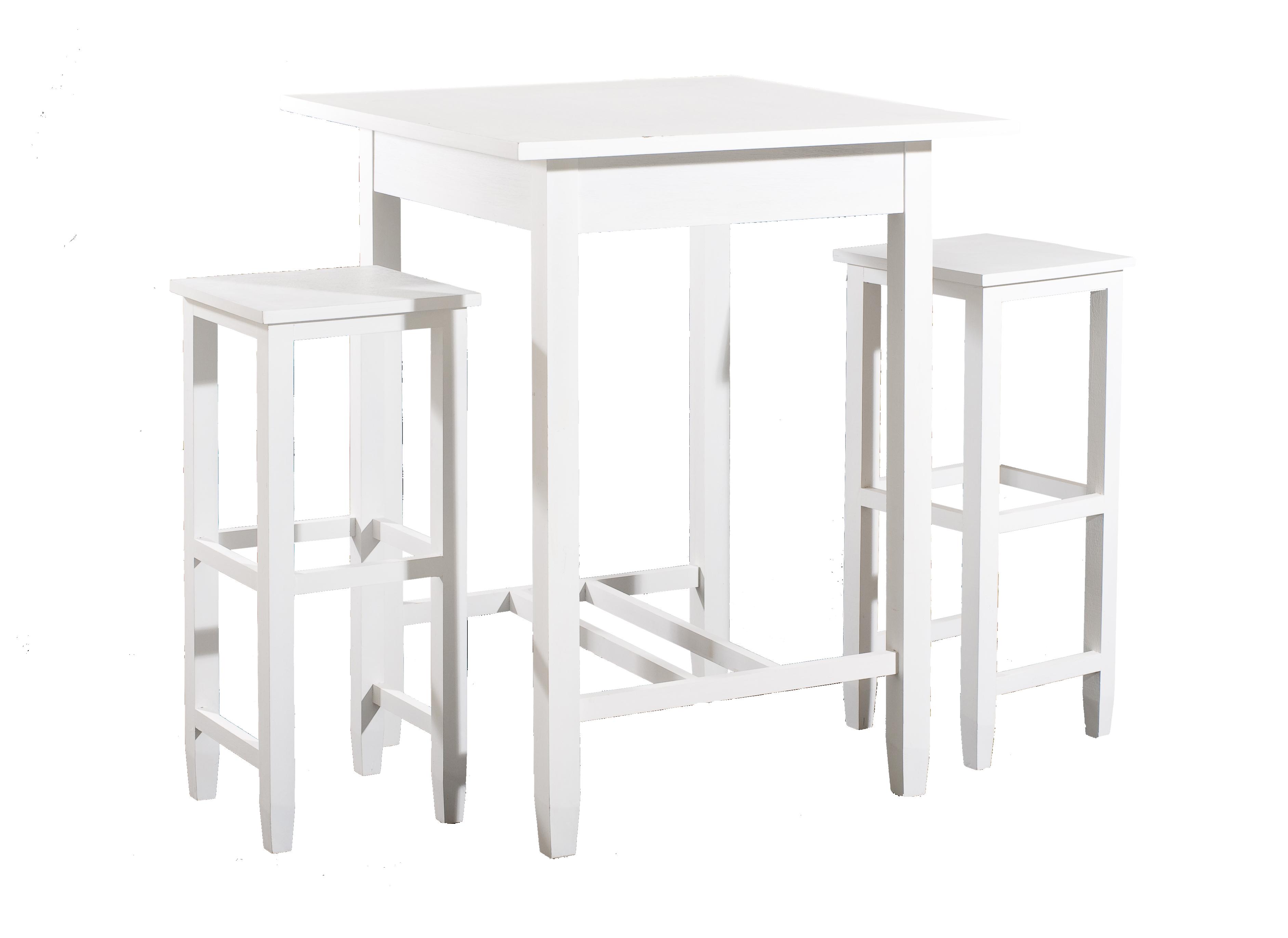 Table haute bar avec tabourets