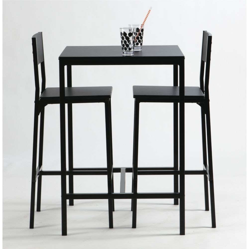 Table haute avec tabourets