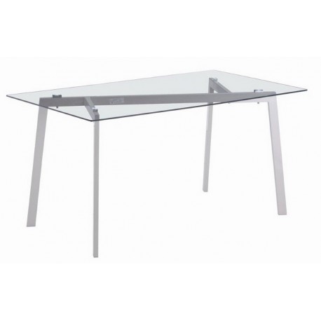Table de cuisine verre noir