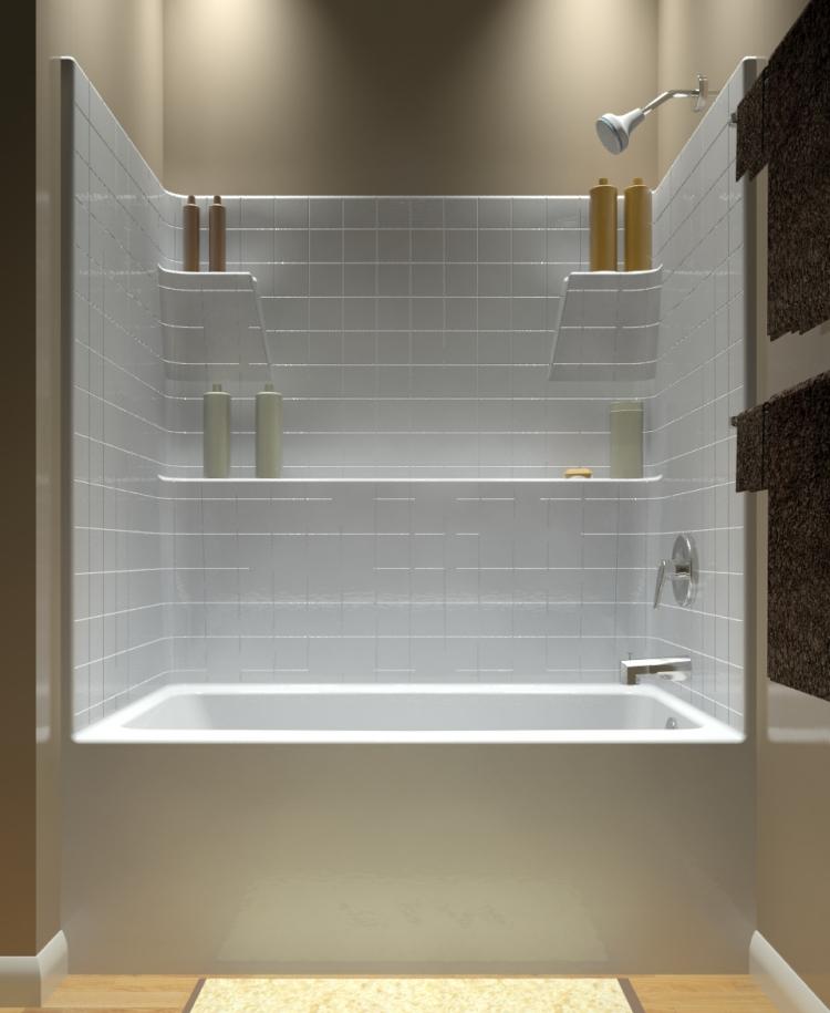 Carrelage mural baignoire