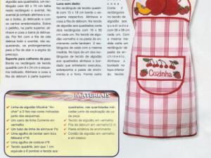 Tuto gratuit tablier cuisine vintage