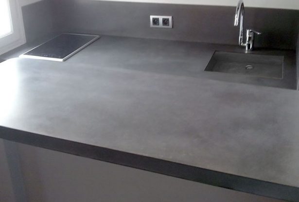 Plan cuisine beton
