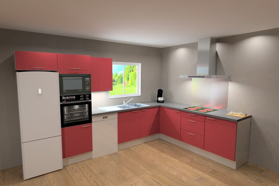 Plan de cuisine type