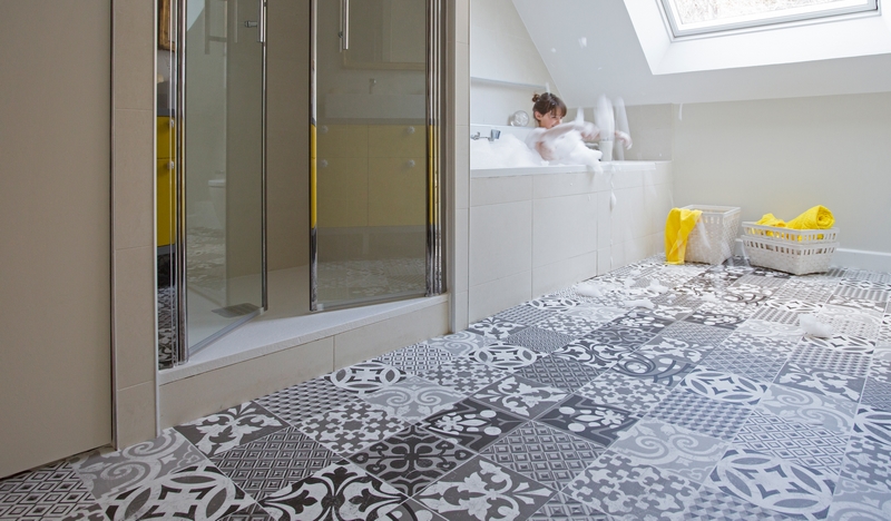 Carrelage adhésif salle de bain mr bricolage