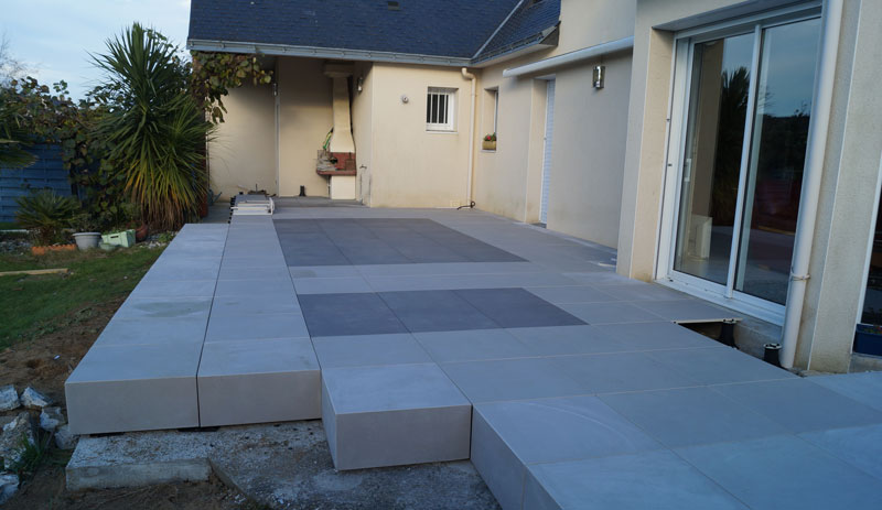 Carrelage exterieur terrasse ardoise