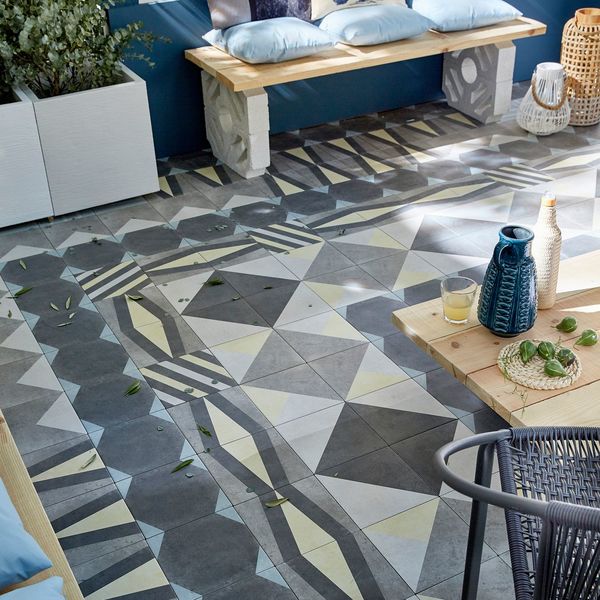 Carrelage ancien pour terrasse
