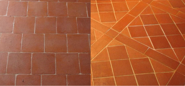 Carrelage mosaïque en terre cuite