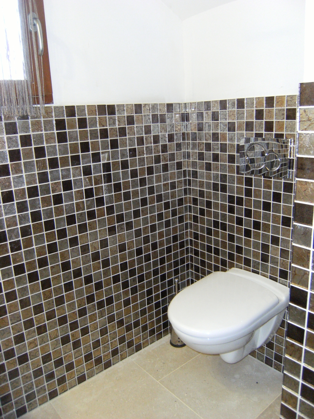 Carrelage mosaique toilette