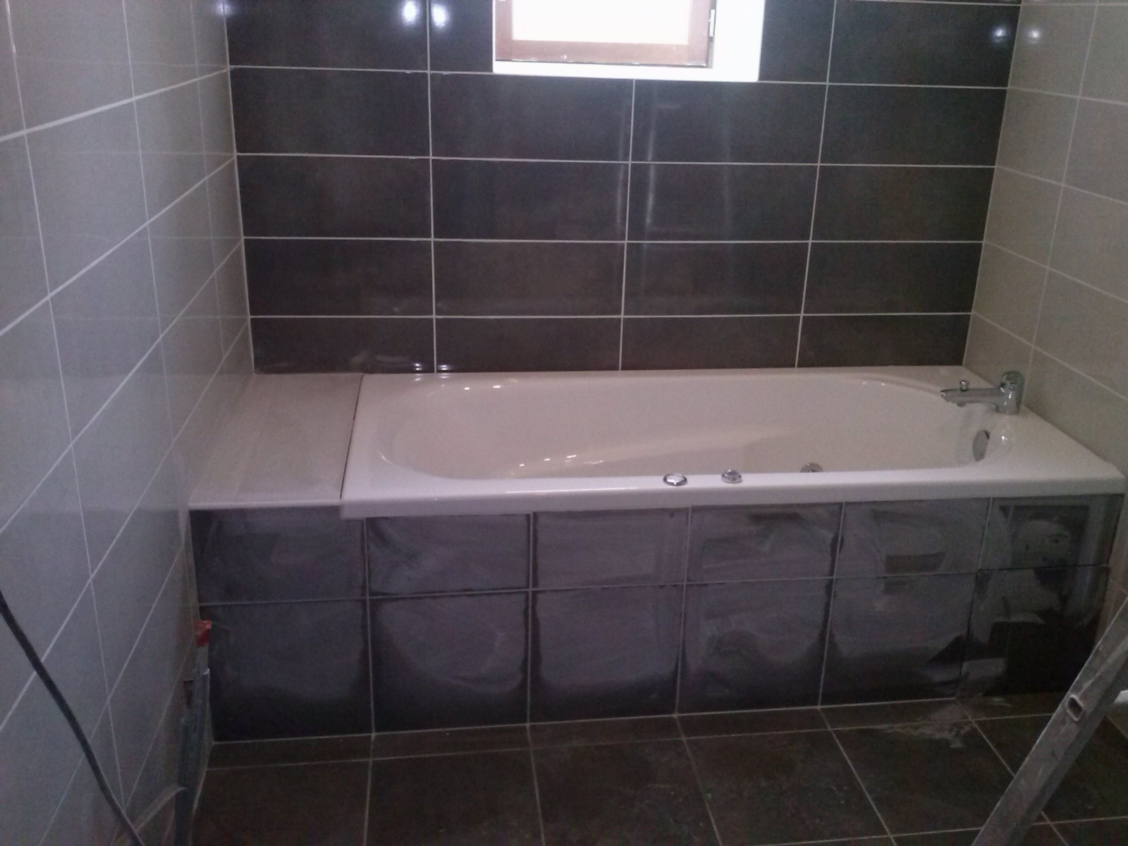 Baignoire carrelage metro