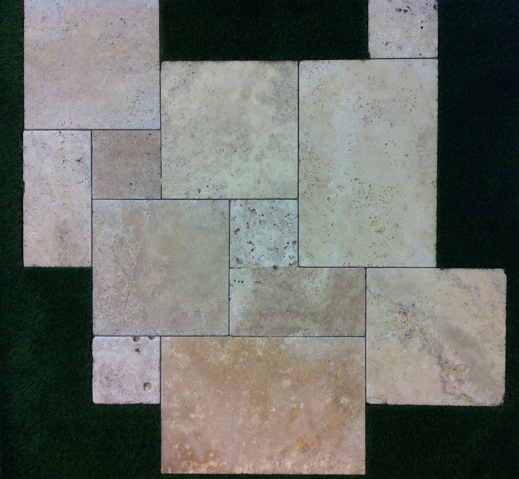 Carrelage multiformat beige