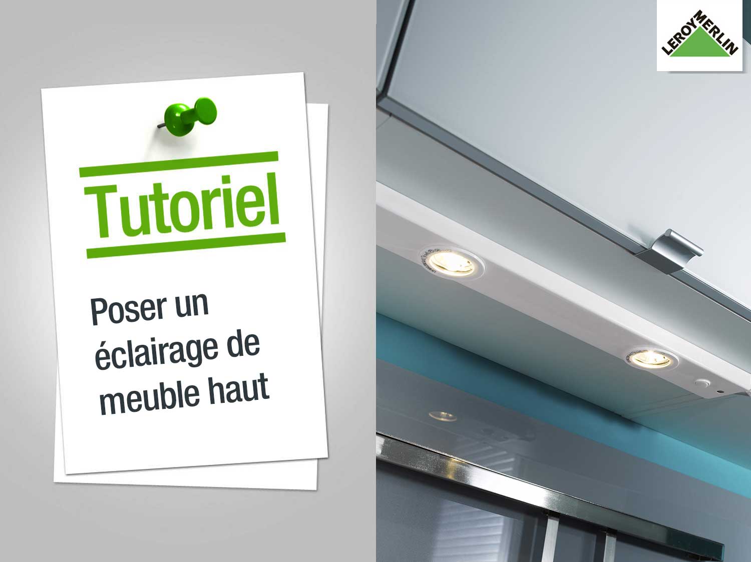 Fixation meuble haut cuisine sans percer