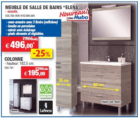 Carrelage salle de bain hubo