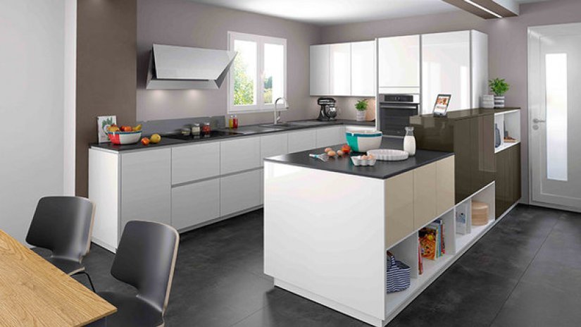 Modele implantation cuisine en u