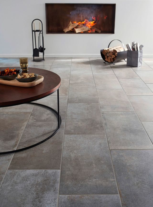 Carrelage gres gris