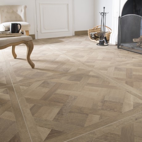 Carrelage imitation parquet taupe