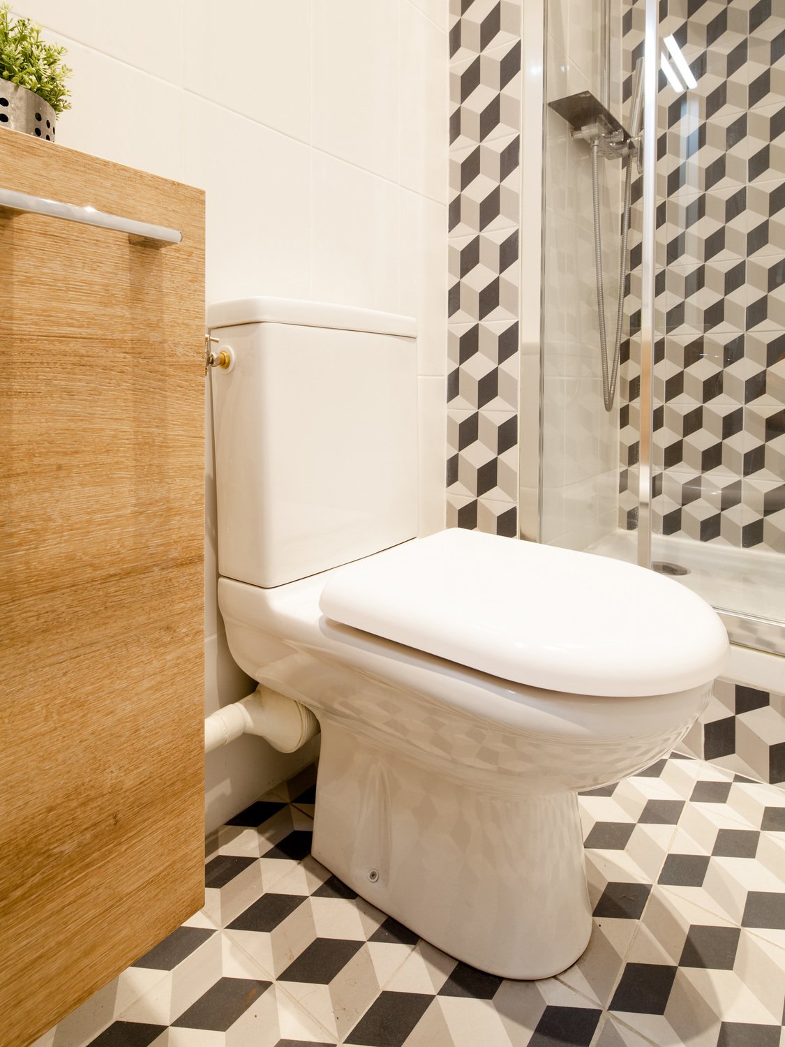 Carrelage blanc pour wc