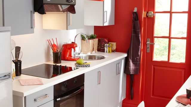 Idee de deco cuisine rouge