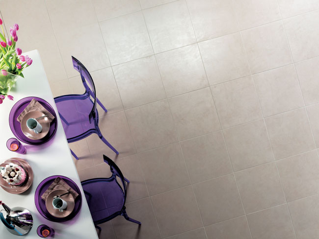 Carrelage gris vertige