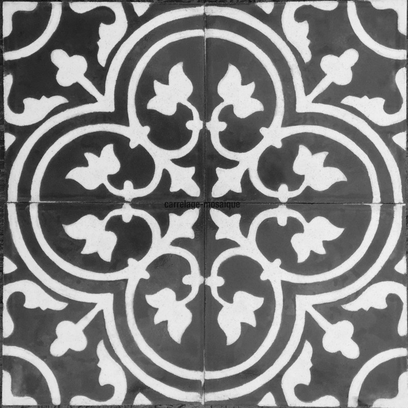 Carrelage mosaique noir pas cher