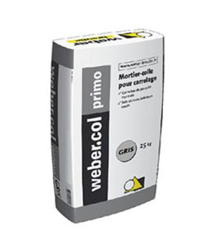 Colle carrelage weber gris