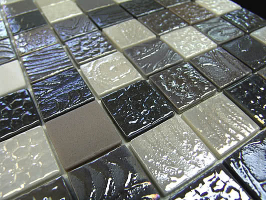 Carrelage mosaïque en verre onix mosaico