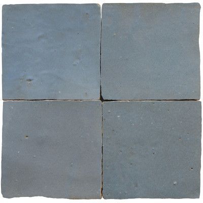 Carrelage bleu gris